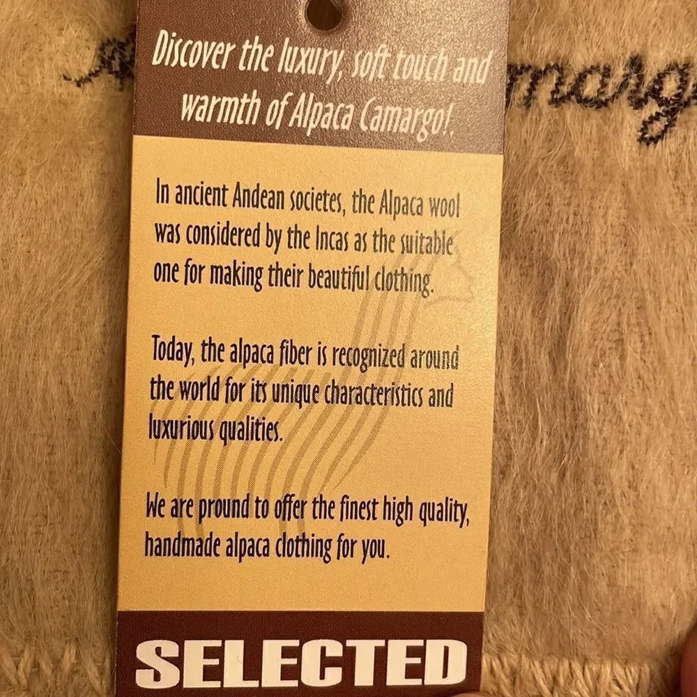 Alpaca Camargo new tags